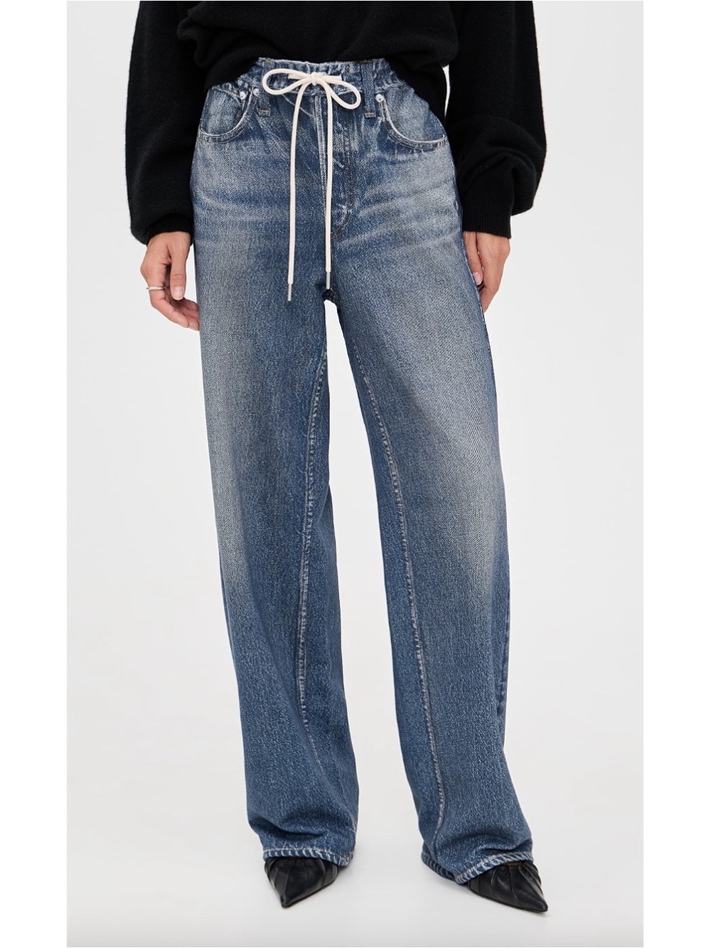 Rag & Bone Miramar Drawstring Wide Leg Pant Lakewood